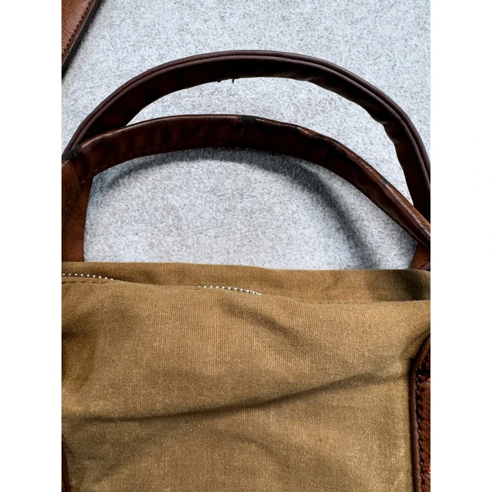 Field & Stream Vintage Collection Canvas Leather Duffel Weekender Travel Bag